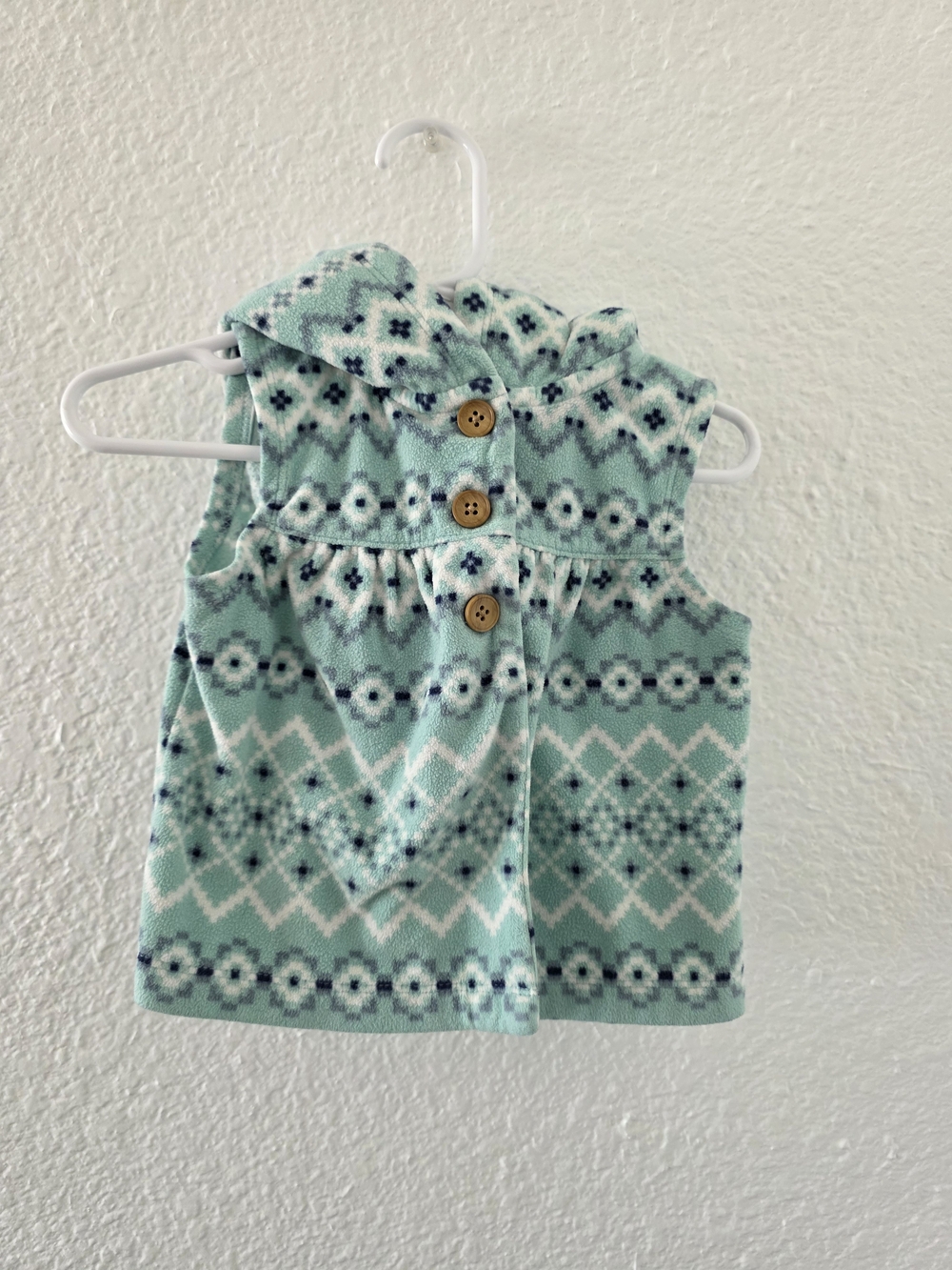Carter's Mint Patterned  Vest